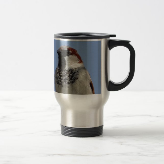 Cute little bird travel mug (Right)