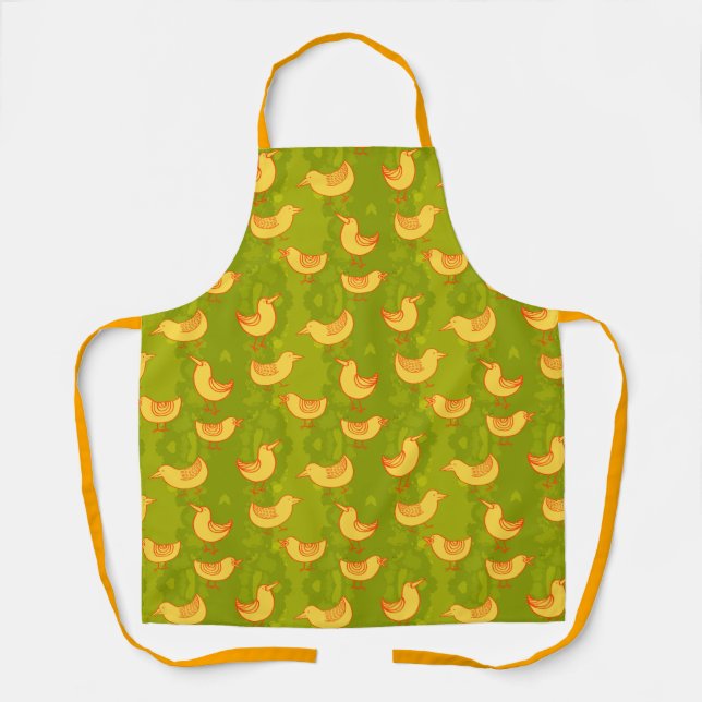 Cute Little Birds Apron (Front)
