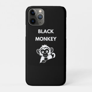 Cute Little Black Monkey Case-Mate iPhone Case