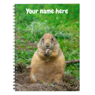 Cute Little Black-Tailed Prairie Dog Notebook