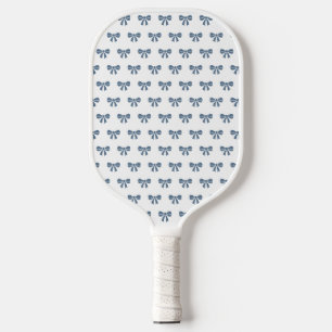 Cute Little Blue Bow Girl Ladies Girly Birthday  Pickleball Paddle