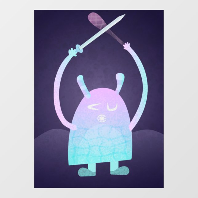 Cute Little Blue Monster (Sheet)
