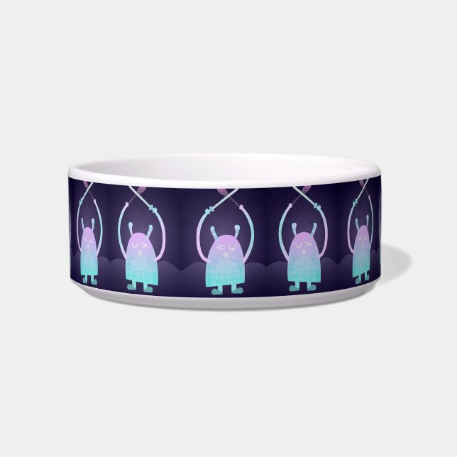 Cute Little Blue Monster Bowl (Front)