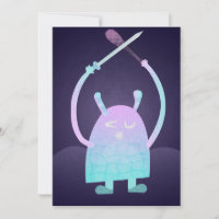 Cute Little Blue Monster