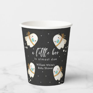 Cute Little Boo Baby Ghost Halloween Fall Paper Cups