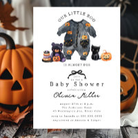 Cute Little Boo Baby Shower Invitation