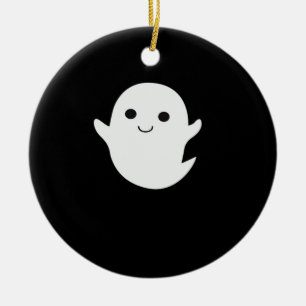 Cute Little Boo Classic Fitted Ceramic Tree Decoration