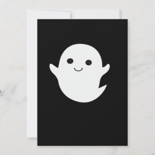 Cute Little Boo Fitted Holiday Card