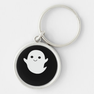 Cute Little Boo Fitted Key Ring