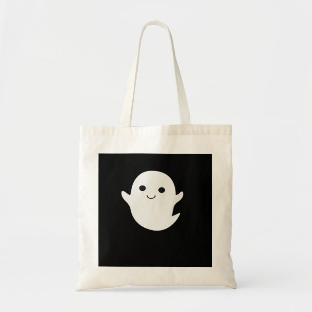 Cute Little Boo Fitted Tote Bag (Front)