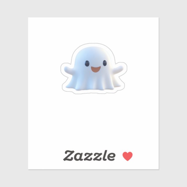 Cute Little Boo Retro Graphic (Sheet)