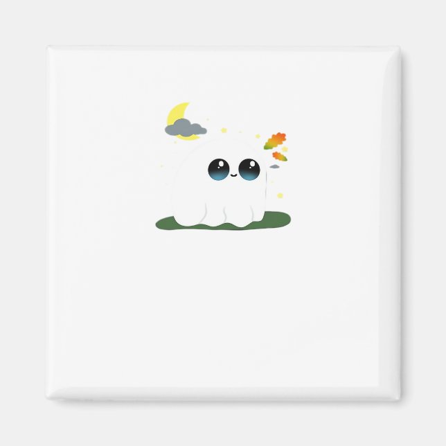 Cute Little Boostie Fall Scene Vintage Classic Magnet (Front)