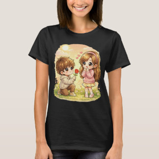 Cute Little Boy and Girl T-Shirt