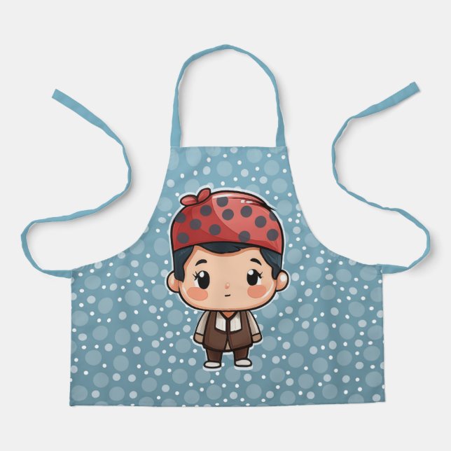 Cute little boy apron (Front)