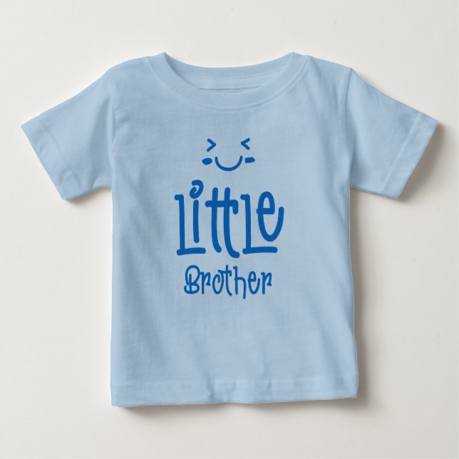 Cute Little Brother Baby/Kid T-Shirt for Boys (Front)