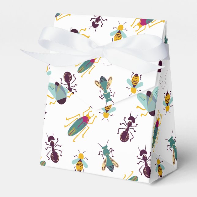 cute little bugs insects favour box (Front Side)