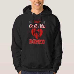 Cute Little Cat for Valentine Funny Valentine Hoodie