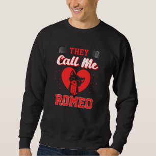 Cute Little Cat for Valentine   Funny Valentine Sweatshirt