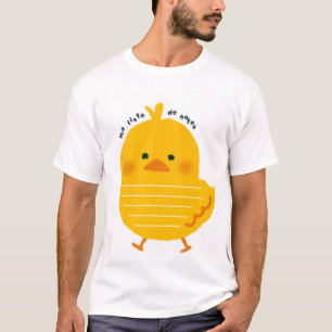 Cute Little Chick Cartoon Men's T-Shirt