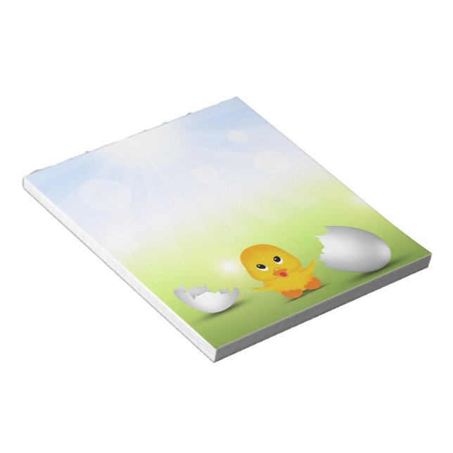 Cute Little Chick - Kids Notepad (Angled)