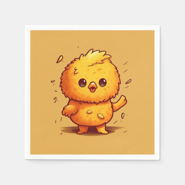 Cute little chick napkin (Front)