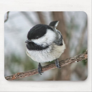 Cute Little Chickadee Mouse Pad
