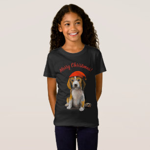 Cute Little christmas beagle T-Shirt
