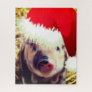 Cute Little Christmas Piglet Jigsaw Puzzle