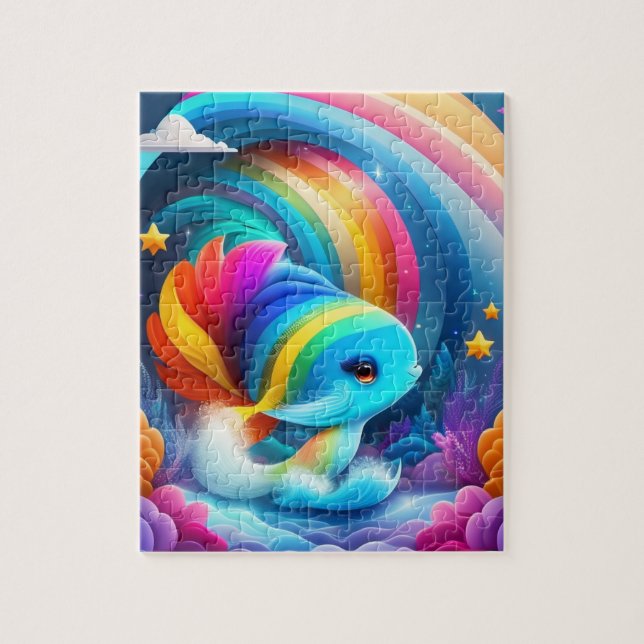 Cute Little Colourful Fish Jigsaw Puzzle (Vertical)