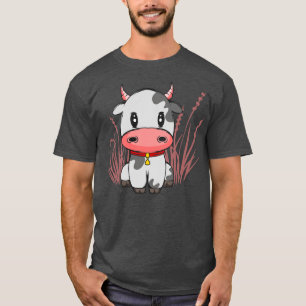 Cute Little Cow Chibi toon Cow Lover Gift T-Shirt