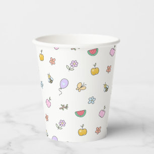 Cute Little Creatures - Kids Birthday Paper Cups