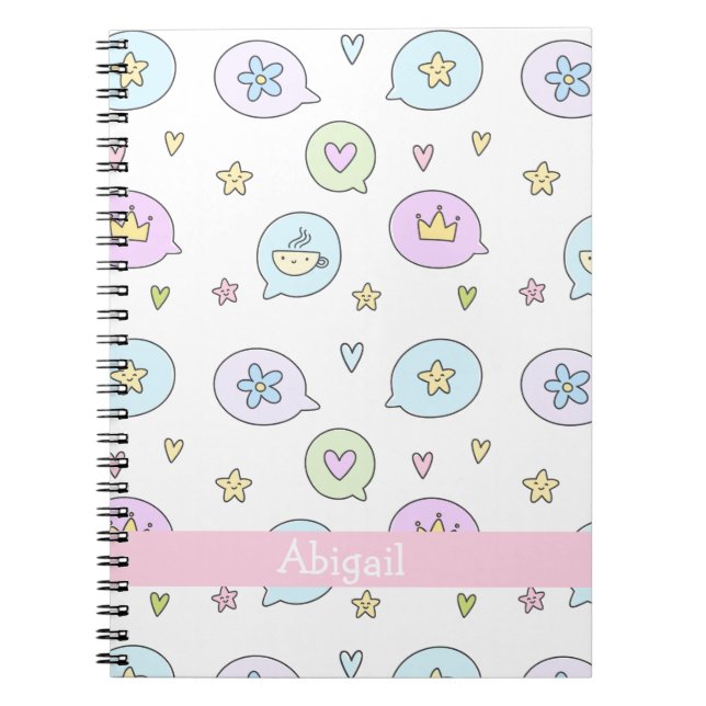 Cute Little Creatures - Kids Notebook (Front)