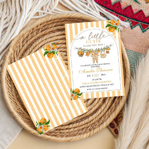 Cute Little Cutie Is On The Way  Baby Shower  Invitation