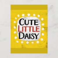 Cute Little Daisy Postcard