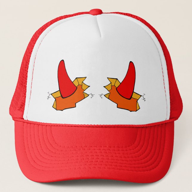Cute 'Little Devil' Trucker Hat (Front)