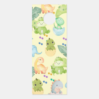 Cute Little Dino Door Hanger