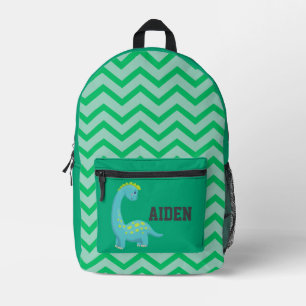 Cute little Dinosaur green kids Backpack
