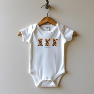 Cute Little Dogs Baby Bodysuit