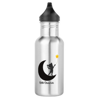 Cute Little Dreamer Moon & Star Kids water bottle