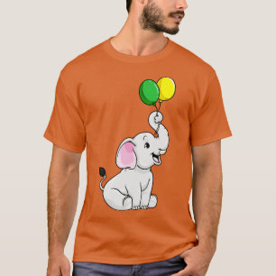 Cute little elephant with balloons T-Shirt