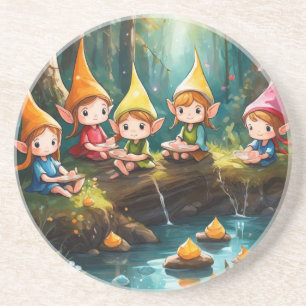 Cute little elves in the river coaster