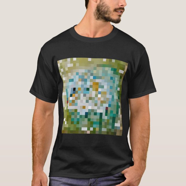 Cute little fish in pixel T-Shirt (Front)