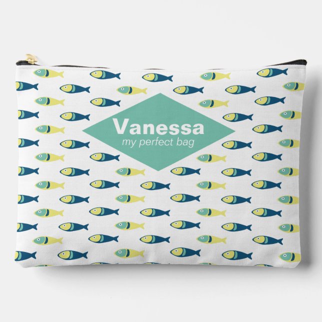 Cute little fishes. accessory pouch (Front)