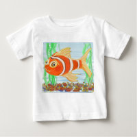 Cute Little Fishie Swimming In A Pool