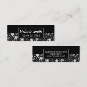 Cute Little Flowers Mini Business Card