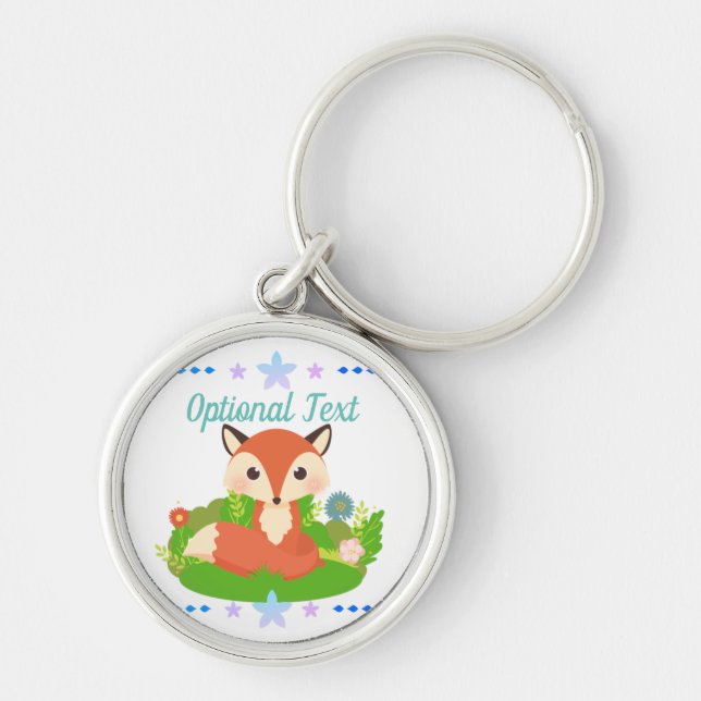 Cute Little Fox Key Ring (Front)