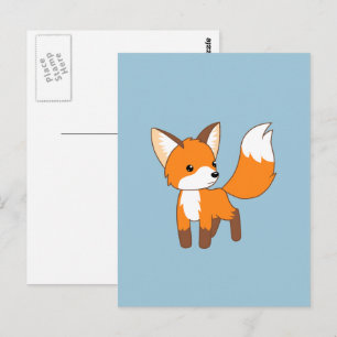 Cute Little Fox Postcard
