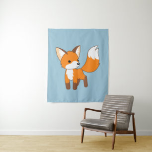 Cute Little Fox Tapestry
