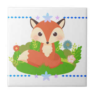 Cute Little Fox Tile