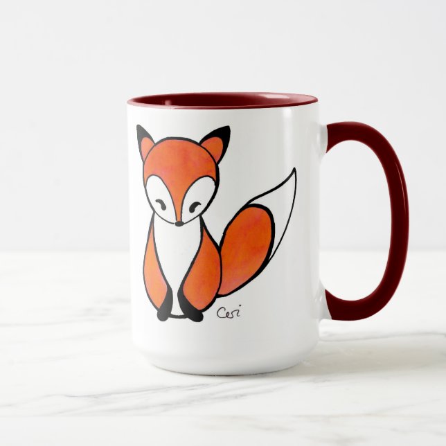 Cute Little Foxy Mug (Right)